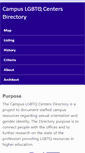 Mobile Screenshot of campuslgbtqcenters.org